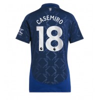 Manchester United Casemiro #18 Replica Away Shirt Ladies 2024-25 Short Sleeve